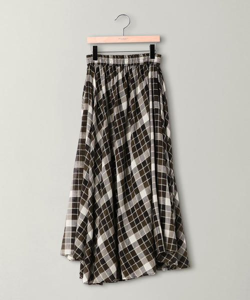 NE QUITTEZ PAS!(ヌキテパ)の「<ne Quittez pas>チェックロングスカート(スカート・レディース・ダークブラウン・FREE)」の13枚目の写真
