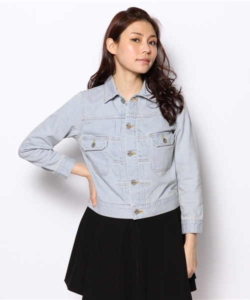 Another Edition（アナザーエディション）の「AE DNM G-JK 2nd　Я◆（デニムジャケット・レディース・ライトブルー/コバルトブルー/ネイビー・SMALL/MEDIUM）」の13枚目の写真