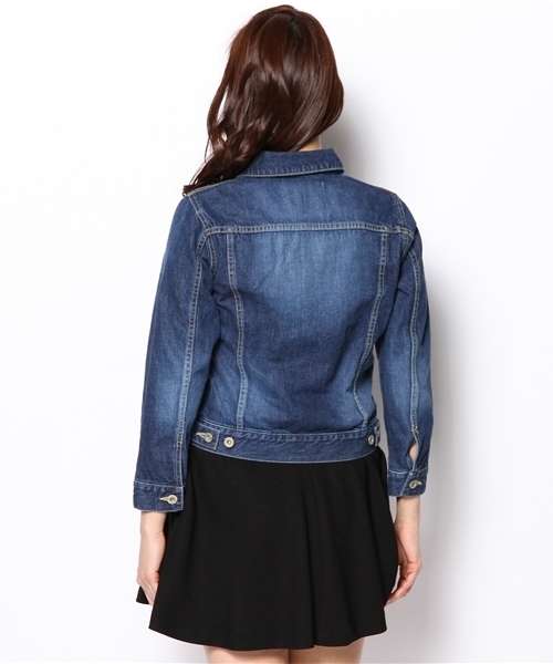 Another Edition（アナザーエディション）の「AE DNM G-JK 2nd　Я◆（デニムジャケット・レディース・ライトブルー/コバルトブルー/ネイビー・SMALL/MEDIUM）」の9枚目の写真