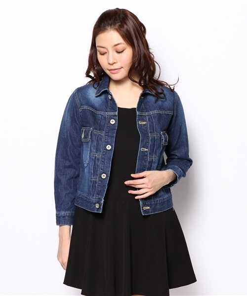 Another Edition（アナザーエディション）の「AE DNM G-JK 2nd　Я◆（デニムジャケット・レディース・ライトブルー/コバルトブルー/ネイビー・SMALL/MEDIUM）」の10枚目の写真