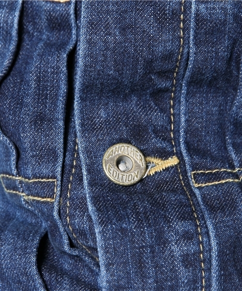 Another Edition（アナザーエディション）の「AE DNM G-JK 2nd　Я◆（デニムジャケット・レディース・ライトブルー/コバルトブルー/ネイビー・SMALL/MEDIUM）」の6枚目の写真