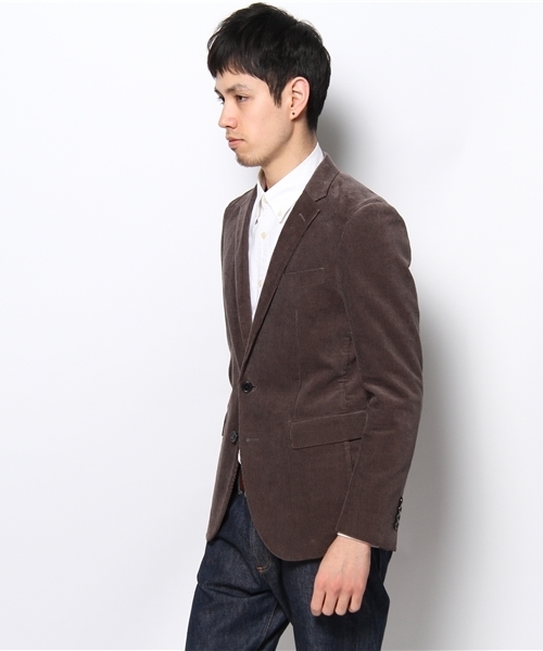 NANO universe（ナノユニバース）の「シングル2Bセットアップジャケット（テーラードジャケット・メンズ・ネイビー/グレー・50/48/44/46）」の8枚目の写真