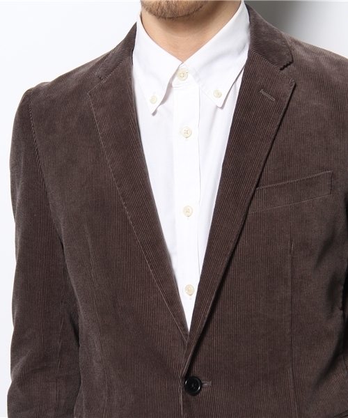 NANO universe（ナノユニバース）の「シングル2Bセットアップジャケット（テーラードジャケット・メンズ・ネイビー/グレー・50/48/44/46）」の4枚目の写真