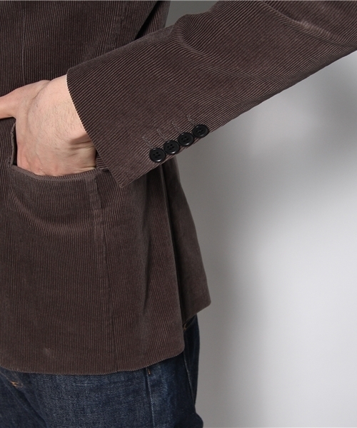 NANO universe（ナノユニバース）の「シングル2Bセットアップジャケット（テーラードジャケット・メンズ・ネイビー/グレー・50/48/44/46）」の11枚目の写真