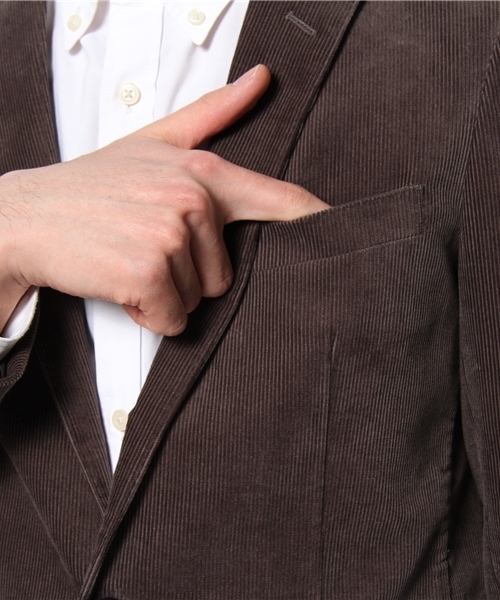 NANO universe（ナノユニバース）の「シングル2Bセットアップジャケット（テーラードジャケット・メンズ・ネイビー/グレー・50/48/44/46）」の12枚目の写真