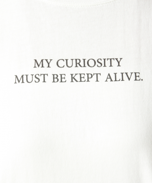 LOWRYS FARM（ローリーズファーム）の「ロゴワイドＴＥＥ　846516（Tシャツ/カットソー・レディース・チャコールグレー/ベージュ/オフホワイト/カーキ・FREE）」の17枚目の写真