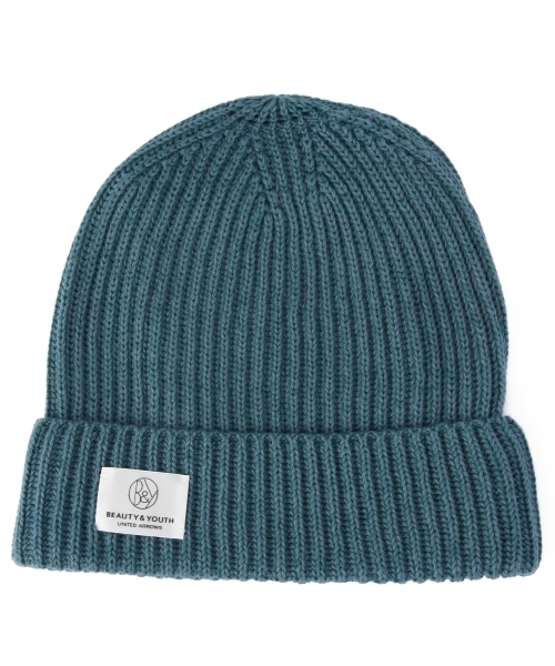 BEAUTY&YOUTH UNITED ARROWS(ビューティーアンドユースユナイテッドアローズ)の「BY アゼ ワッチ キャップ(ニットキャップ/ビーニー・メンズ・ホワイト/ブラック/ライトブルー/ネイビー・フリー)」の3枚目の写真