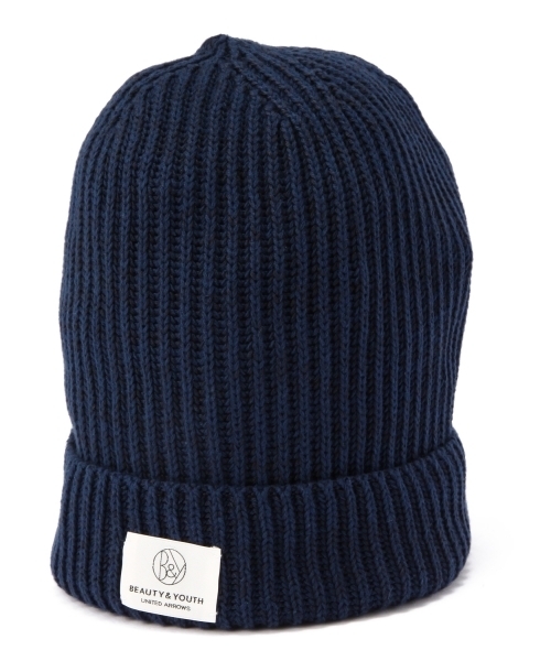 BEAUTY&YOUTH UNITED ARROWS(ビューティーアンドユースユナイテッドアローズ)の「BY アゼ ワッチ キャップ(ニットキャップ/ビーニー・メンズ・ホワイト/ブラック/ライトブルー/ネイビー・フリー)」の7枚目の写真