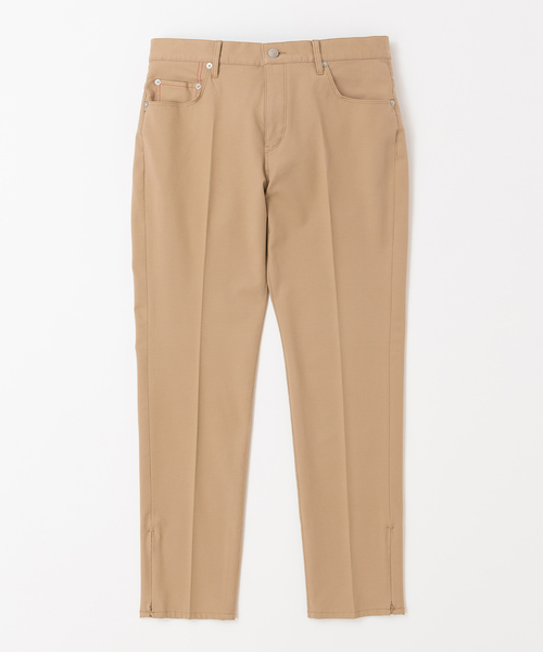 VICTIM(ヴィクティム)の「VICTIM ヴィクティム / ZIP SKINNY PANTS ジップスキニーパンツ / VTM-19-P-116(パンツ)」|ベージュ