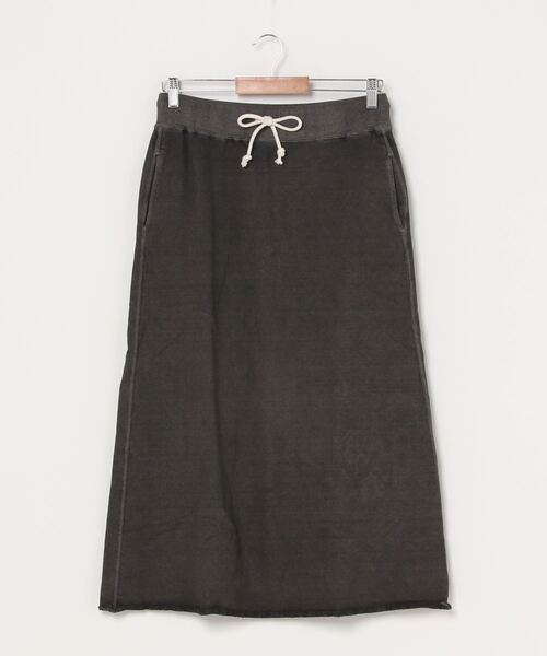 Good On（グッドオン）の「Good On/グッドオン 　SWEAT MAXI SKIRT（スカート・レディース・ブラウン/クリーム/グレー/ブルー系その他/ブラック/タン・FREE）」の3枚目の写真