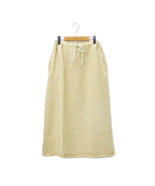 Good On（グッドオン）の「Good On/グッドオン 　SWEAT MAXI SKIRT（スカート・レディース・ブラウン/クリーム/グレー/ブルー系その他/ブラック/タン・FREE）」の5枚目の写真