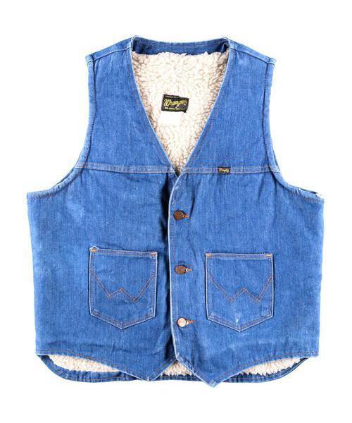 ブランド古着】デニムボアベスト（ベスト）｜Wrangler（ラングラー）の  