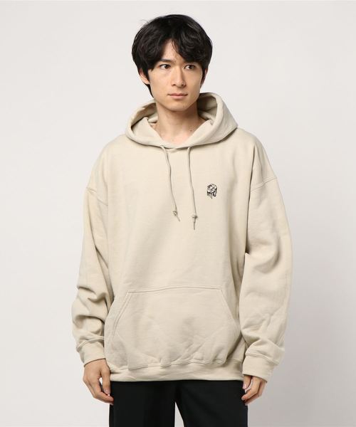 Port(ポート)の「【 eyedy / アイディー 】 SAG ROSE P/O PK(パーカー・メンズ・ブラック/サンドベージュ・M/XL/XXL/L)」の9枚目の写真
