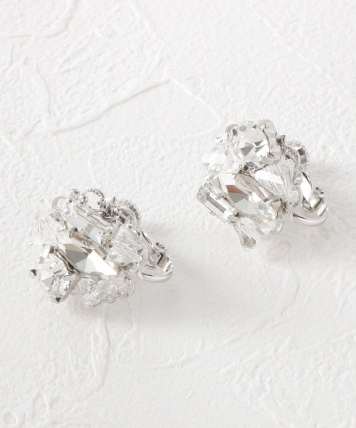 セール イヤリング キラキラビジューイヤリング イヤリング Its Demo イッツデモ のファッション