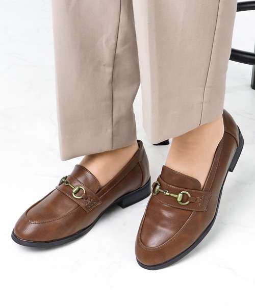 LibertyDoll(リバティードール)の「Liberty Doll / マニッシュ ビットローファー(5476)(ローファー・レディース・ブラック系その他/グレー/ブラウン/ワイン/シルバー/ブラック/ダークブラウン/レッド/ネイビー/キャメル/アイボリー/ブラック×ホワイト/ベージュ/ダークブラウン系/ブラウン系その他/ブラック系その他2・S/LL/SS/L/M/XL)」の10枚目の写真