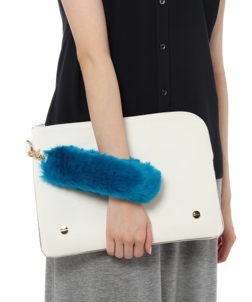 Another Edition（アナザーエディション）の「CONTROL/F FURHDL CLT ◆（クラッチバッグ・レディース・ホワイト/ブラック・フリー）」の13枚目の写真