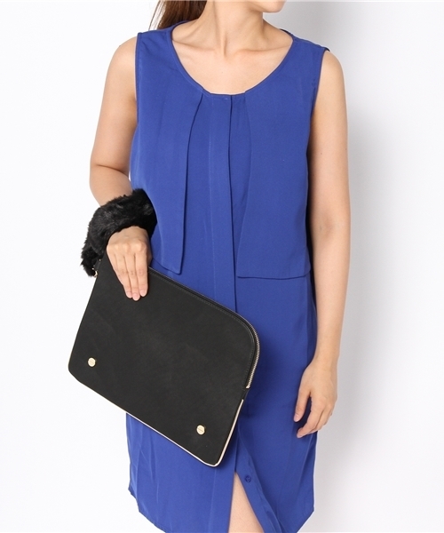 Another Edition（アナザーエディション）の「CONTROL/F FURHDL CLT ◆（クラッチバッグ・レディース・ホワイト/ブラック・フリー）」の12枚目の写真