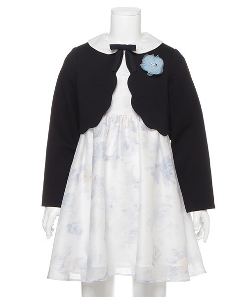 ジャケット 花柄プリントワンピースセット アンサンブル Pom Ponette Junior ポンポネットジュニア のファッション通販 Zozotown