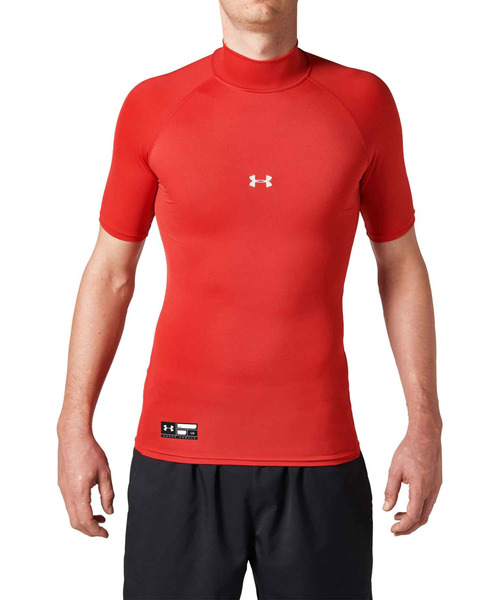 UNDER ARMOUR（アンダーアーマー）の「UAヒートギアアーマー コンプレッション ショートスリーブ モック シャツ（ベースボール/メンズ）（Tシャツ/カットソー・メンズ・ブルー/ネイビー/レッド/ホワイト/ブラック・SM/LG/MD/XXL/3XL/XL）」の5枚目の写真