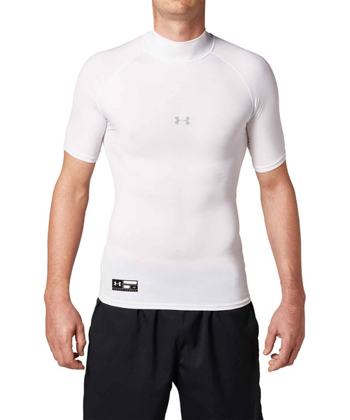 UNDER ARMOUR（アンダーアーマー）の「UAヒートギアアーマー コンプレッション ショートスリーブ モック シャツ（ベースボール/メンズ）（Tシャツ/カットソー・メンズ・ブルー/ネイビー/レッド/ホワイト/ブラック・SM/LG/MD/XXL/3XL/XL）」の18枚目の写真
