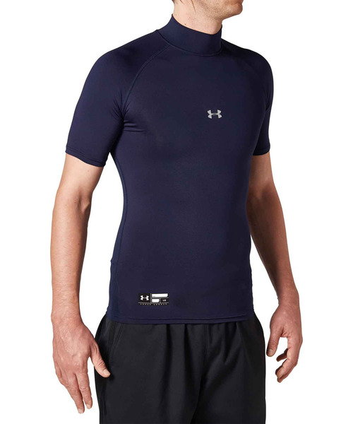 UNDER ARMOUR（アンダーアーマー）の「UAヒートギアアーマー コンプレッション ショートスリーブ モック シャツ（ベースボール/メンズ）（Tシャツ/カットソー・メンズ・ブルー/ネイビー/レッド/ホワイト/ブラック・SM/LG/MD/XXL/3XL/XL）」の19枚目の写真