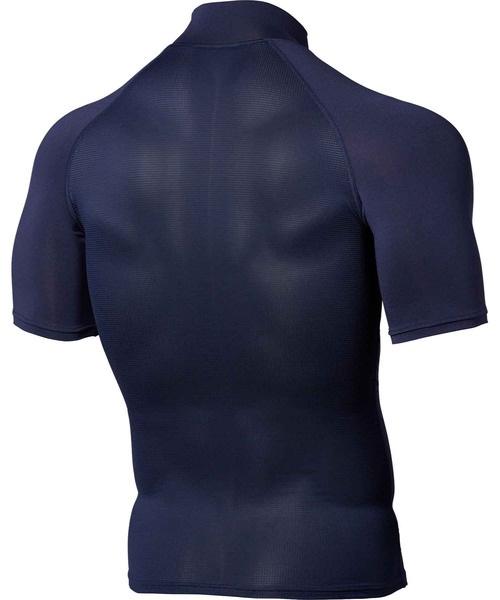 UNDER ARMOUR（アンダーアーマー）の「UAヒートギアアーマー コンプレッション ショートスリーブ モック シャツ（ベースボール/メンズ）（Tシャツ/カットソー・メンズ・ブルー/ネイビー/レッド/ホワイト/ブラック・SM/LG/MD/XXL/3XL/XL）」の11枚目の写真