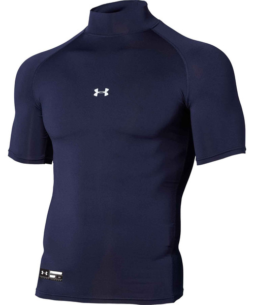 UNDER ARMOUR（アンダーアーマー）の「UAヒートギアアーマー コンプレッション ショートスリーブ モック シャツ（ベースボール/メンズ）（Tシャツ/カットソー・メンズ・ブルー/ネイビー/レッド/ホワイト/ブラック・SM/LG/MD/XXL/3XL/XL）」の14枚目の写真