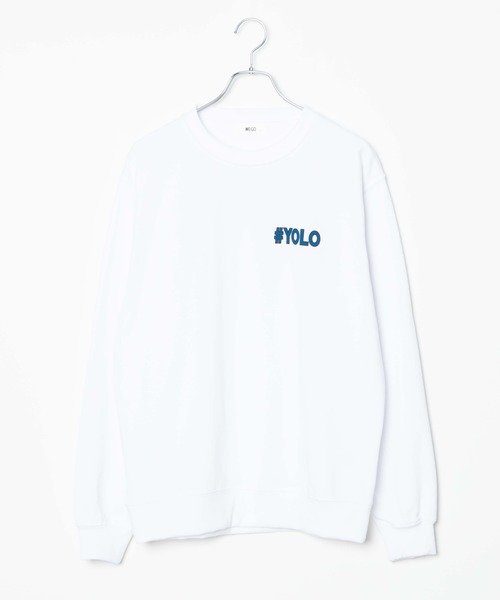 WEGO（ウィゴー）の「WEGO/スイートロゴプルオーバー（スウェット・メンズ・ホワイト/ベージュ/ブルー/ホワイト系その他・SMALL/MEDIUM/LARGE）」の22枚目の写真