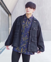 THE MORNING AFTER�i�U ���[�j���O �A�t�^�[�j�́u[ WEARISTA ���E�g × T.M.A LAB ] WIDE SILHOUETTE DENIM JACKET / ���C�h�V���G�b�g �f�j�� �W���P�b�g / yutotma�i�f�j���W���P�b�g�j�v