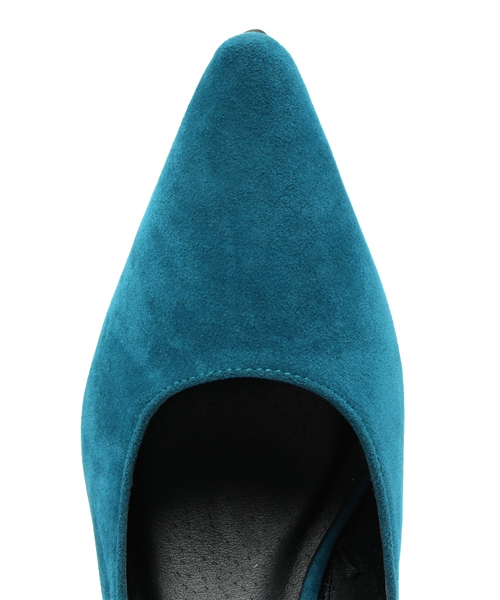 AZUL by moussy(アズールバイマウジー)の「H6cmFスウェードポインテッドトゥパンプス(パンプス・レディース・グリーン/ブラック/レッド/キャメル/ネイビー・LARGE/SMALL/MEDIUM)」の9枚目の写真
