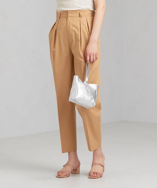 green label relaxing（グリーンレーベルリラクシング）の「[手洗い可能/エアラブルシック] ◆FM ベルトツキ テーパード パンツ（その他パンツ・レディース・コバルトブルー/ナチュラル/ベージュ/ネイビー・38/40/36/34）」の2枚目の写真