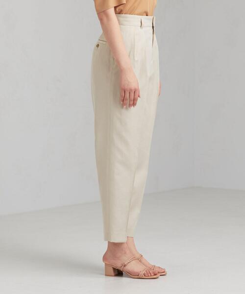 green label relaxing（グリーンレーベルリラクシング）の「[手洗い可能/エアラブルシック] ◆FM ベルトツキ テーパード パンツ（その他パンツ・レディース・コバルトブルー/ナチュラル/ベージュ/ネイビー・38/40/36/34）」の10枚目の写真