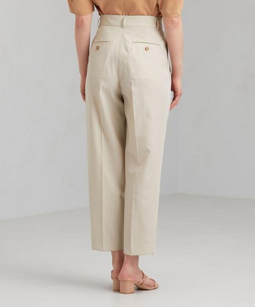 green label relaxing（グリーンレーベルリラクシング）の「[手洗い可能/エアラブルシック] ◆FM ベルトツキ テーパード パンツ（その他パンツ・レディース・コバルトブルー/ナチュラル/ベージュ/ネイビー・38/40/36/34）」の9枚目の写真