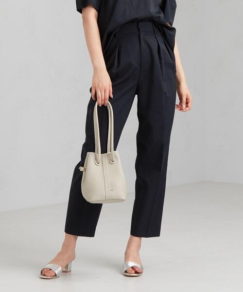 green label relaxing（グリーンレーベルリラクシング）の「[手洗い可能/エアラブルシック] ◆FM ベルトツキ テーパード パンツ（その他パンツ・レディース・コバルトブルー/ナチュラル/ベージュ/ネイビー・38/40/36/34）」の21枚目の写真