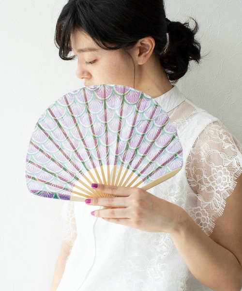 Time スリーフォータイム のファッション 扇子 うちわ Four 財布 小物 Three Four カレイド扇子 扇子 うちわ