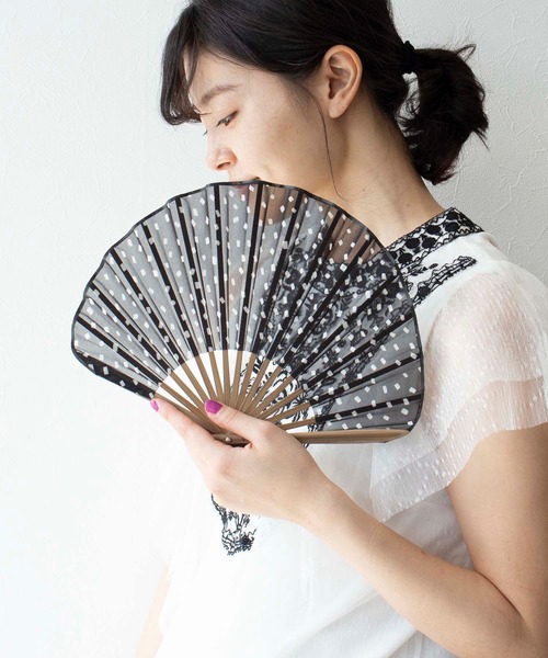 Time スリーフォータイム のファッション 扇子 うちわ Four 財布 小物 Three Four カレイド扇子 扇子 うちわ