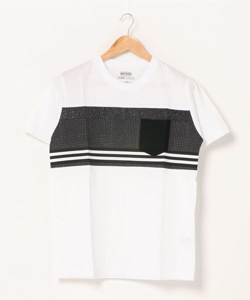 OUTDOOR PRODUCTS APPAREL(アウトドアプロダクツアパレル)の「プリント切替T2 ZERO STAIN 汗ジミが目立たない機能(Tシャツ/カットソー・メンズ・その他1/杢グレー/その他3/その他2/オレンジ/ネイビー/ブラック/ホワイト・MEDIUM/SMALL/X-LARGE/LARGE)」の6枚目の写真