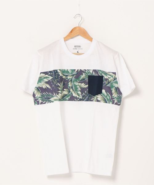 OUTDOOR PRODUCTS APPAREL(アウトドアプロダクツアパレル)の「プリント切替T2 ZERO STAIN 汗ジミが目立たない機能(Tシャツ/カットソー・メンズ・その他1/杢グレー/その他3/その他2/オレンジ/ネイビー/ブラック/ホワイト・MEDIUM/SMALL/X-LARGE/LARGE)」の8枚目の写真