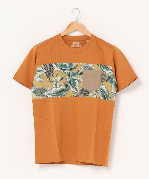 OUTDOOR PRODUCTS APPAREL(アウトドアプロダクツアパレル)の「プリント切替T2 ZERO STAIN 汗ジミが目立たない機能(Tシャツ/カットソー・メンズ・その他1/杢グレー/その他3/その他2/オレンジ/ネイビー/ブラック/ホワイト・MEDIUM/SMALL/X-LARGE/LARGE)」の5枚目の写真