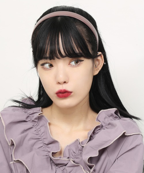 WC（ダブル シー）の「WC/ワイドカチューシャ（カチューシャ・レディース・ブラック/ベージュ/ブラウン/グリーン・FREE）」の2枚目の写真