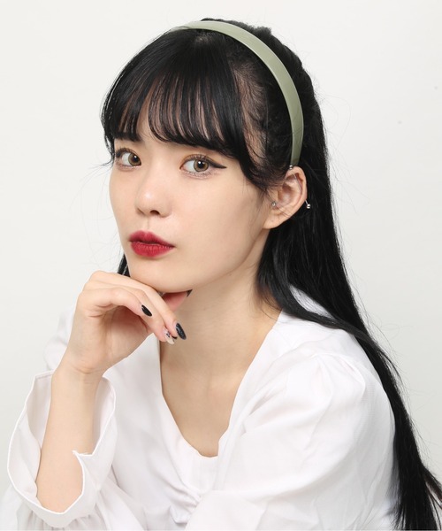 WC（ダブル シー）の「WC/ワイドカチューシャ（カチューシャ・レディース・ブラック/ベージュ/ブラウン/グリーン・FREE）」の4枚目の写真