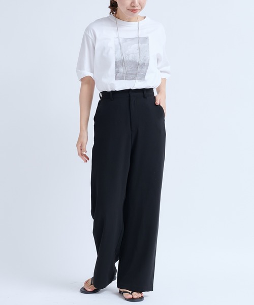 MONOEARTH(モノアース)の「【MONOEARTH/モノアース】フォトTシャツ(Tシャツ/カットソー・レディース・ホワイト・FREE)」の21枚目の写真