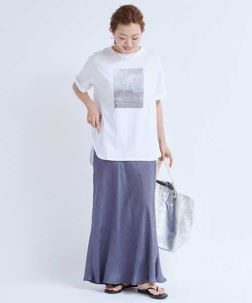 MONOEARTH(モノアース)の「【MONOEARTH/モノアース】フォトTシャツ(Tシャツ/カットソー・レディース・ホワイト・FREE)」の19枚目の写真