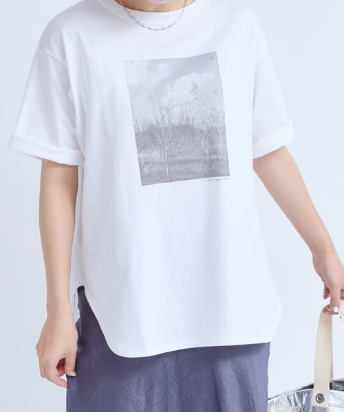 MONOEARTH(モノアース)の「【MONOEARTH/モノアース】フォトTシャツ(Tシャツ/カットソー・レディース・ホワイト・FREE)」の15枚目の写真