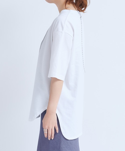 MONOEARTH(モノアース)の「【MONOEARTH/モノアース】フォトTシャツ(Tシャツ/カットソー・レディース・ホワイト・FREE)」の10枚目の写真