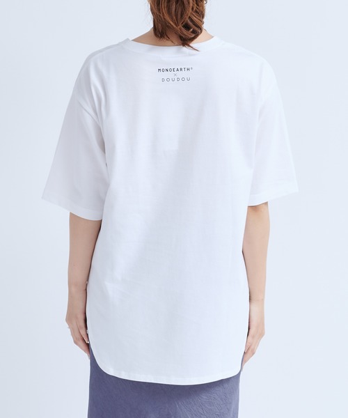 MONOEARTH(モノアース)の「【MONOEARTH/モノアース】フォトTシャツ(Tシャツ/カットソー・レディース・ホワイト・FREE)」の9枚目の写真
