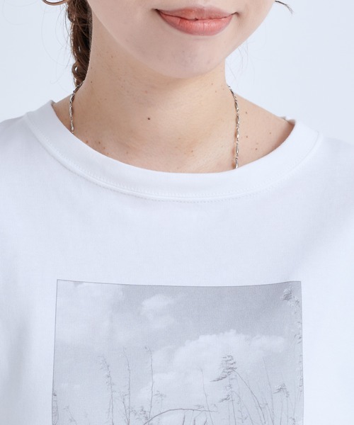 MONOEARTH(モノアース)の「【MONOEARTH/モノアース】フォトTシャツ(Tシャツ/カットソー・レディース・ホワイト・FREE)」の7枚目の写真