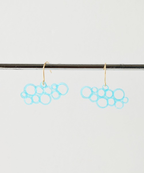 tone(トーン)の「【PAPER ART WORKS】bubble(ピアス(両耳用)・レディース・アクア・FREE)」の1枚目の写真