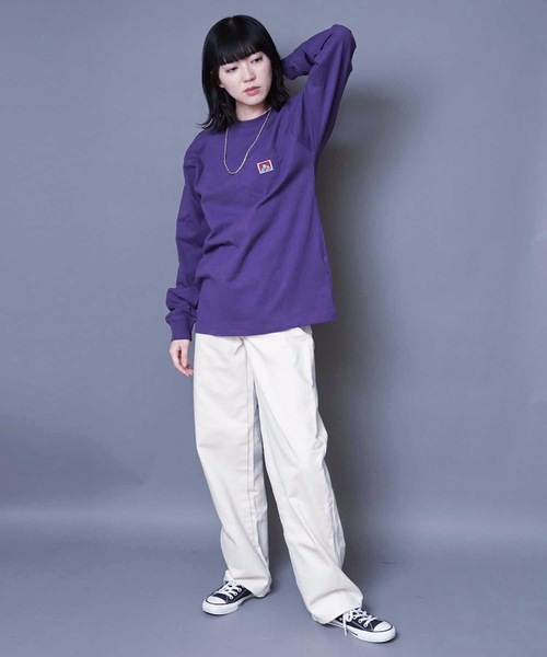 BEN DAVIS(ベンデイビス)の「【BEN DAVIS/ベンデイビス】ポケットロンT 0780036 しっかりとした肉厚生地 人気定番アイテムのロンTバージョン ユニセックス(Tシャツ/カットソー・メンズ・ホワイト/ブラック/ダークグリーン/ベージュ/カーキ/ダークパープル/ブラウン系その他/パープル/ダークブルー/ライトパープル/オリーブ/ピンク/オレンジ系その他・SMALL/MEDIUM/LARGE/X-LARGE)」の21枚目の写真