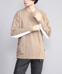 BEYES/長袖切替スウェット